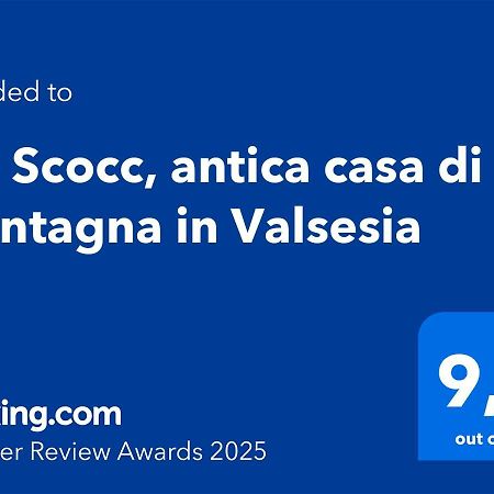 Villa Ca' Scocc, Antica Casa Di Montagna In Valsesia à Mollia Extérieur photo